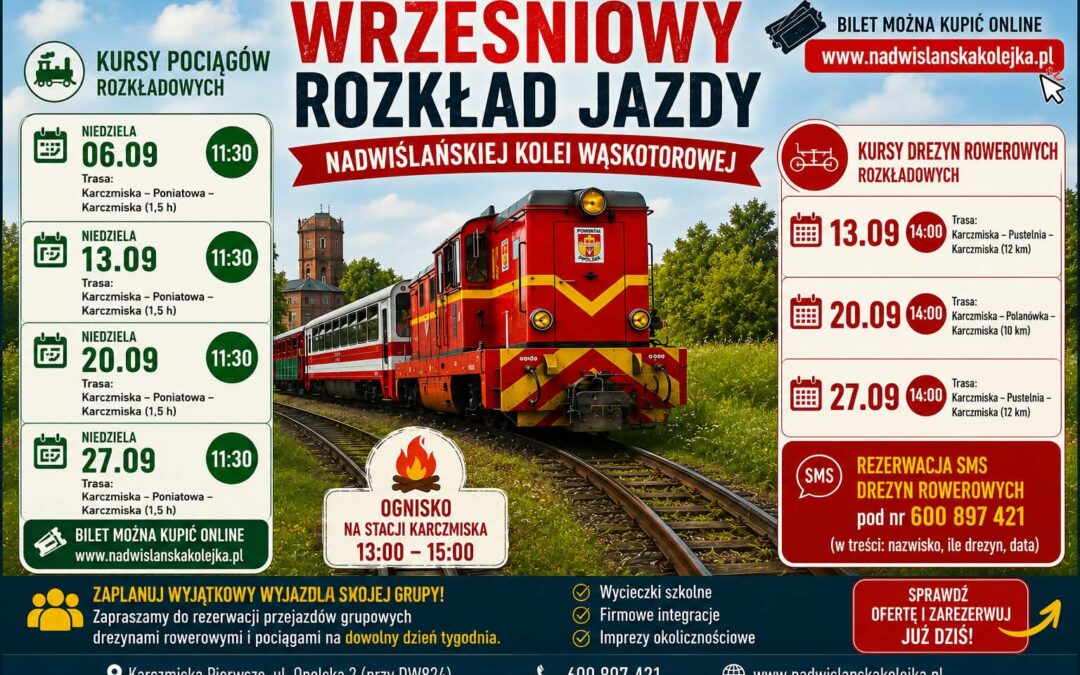 Wrześniowy rozkład jazdy :)
